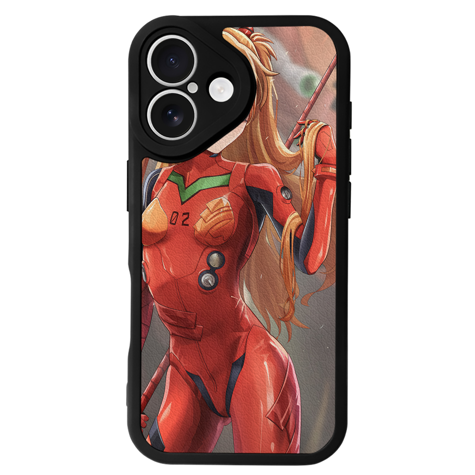 （画像用） EVA 新世紀エヴァンゲリオン 【iPhone 16シリーズ対応】シリコンスマホケース（レザー調） 材質：シリコン